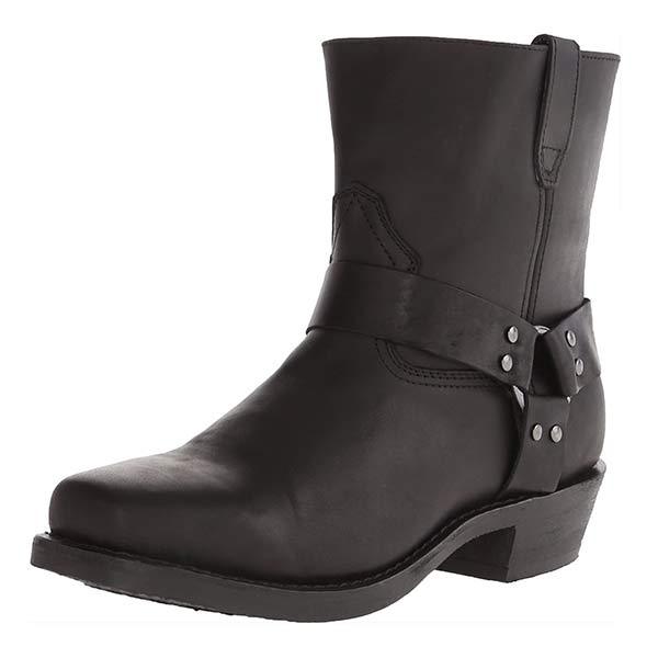Cowboyboots herr — westernstövlar med sidodragkedja