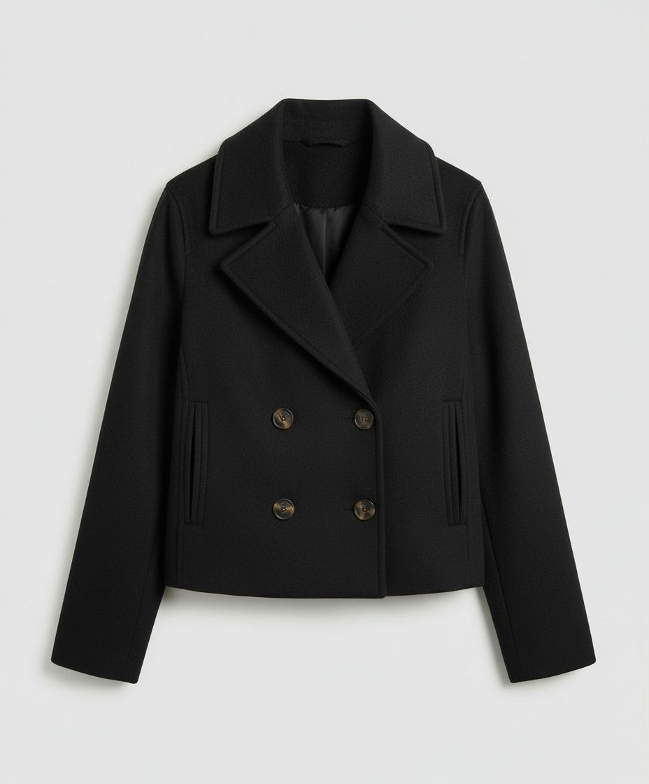 Set dam — blazer och vida byxor, tvådelat kostymset