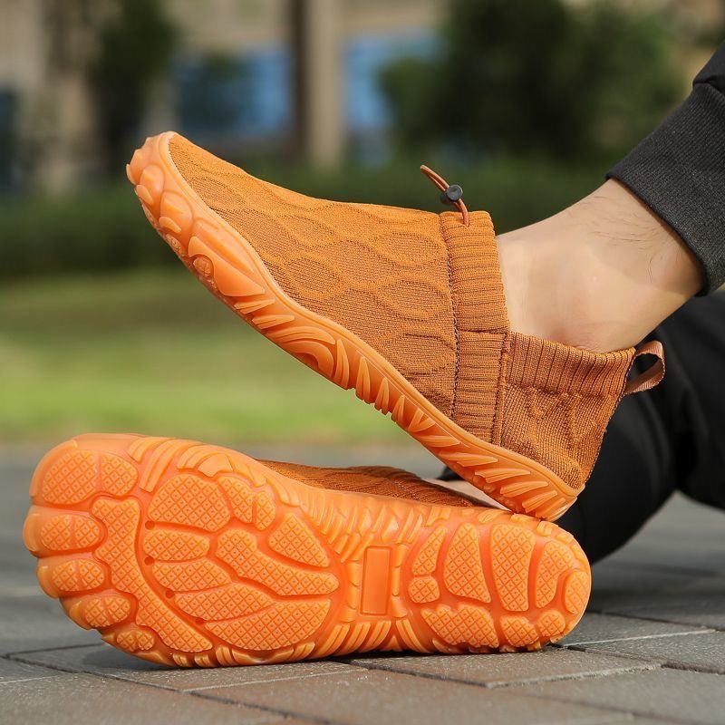 Slip-on skor — barfota med vid passform i mesh