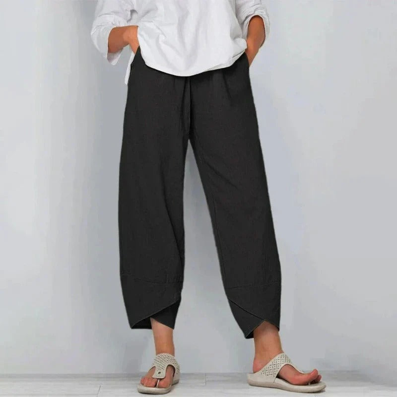Byxor dam, sommar — lätta och chic med tailored passform