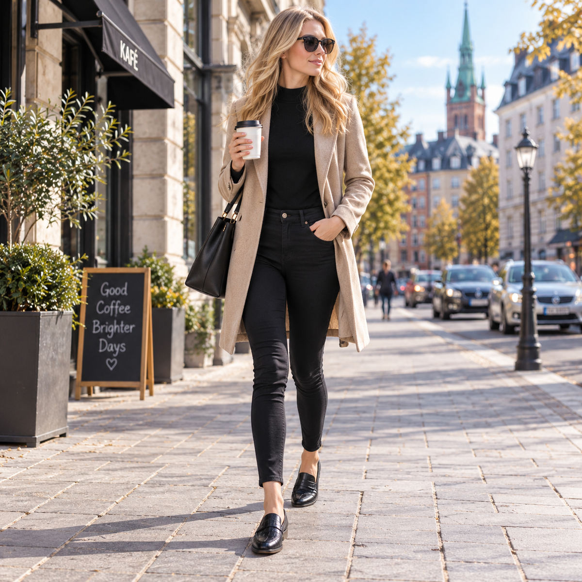 Loafers dam, eleganta — klassiska slip-on-skor i läderimitation