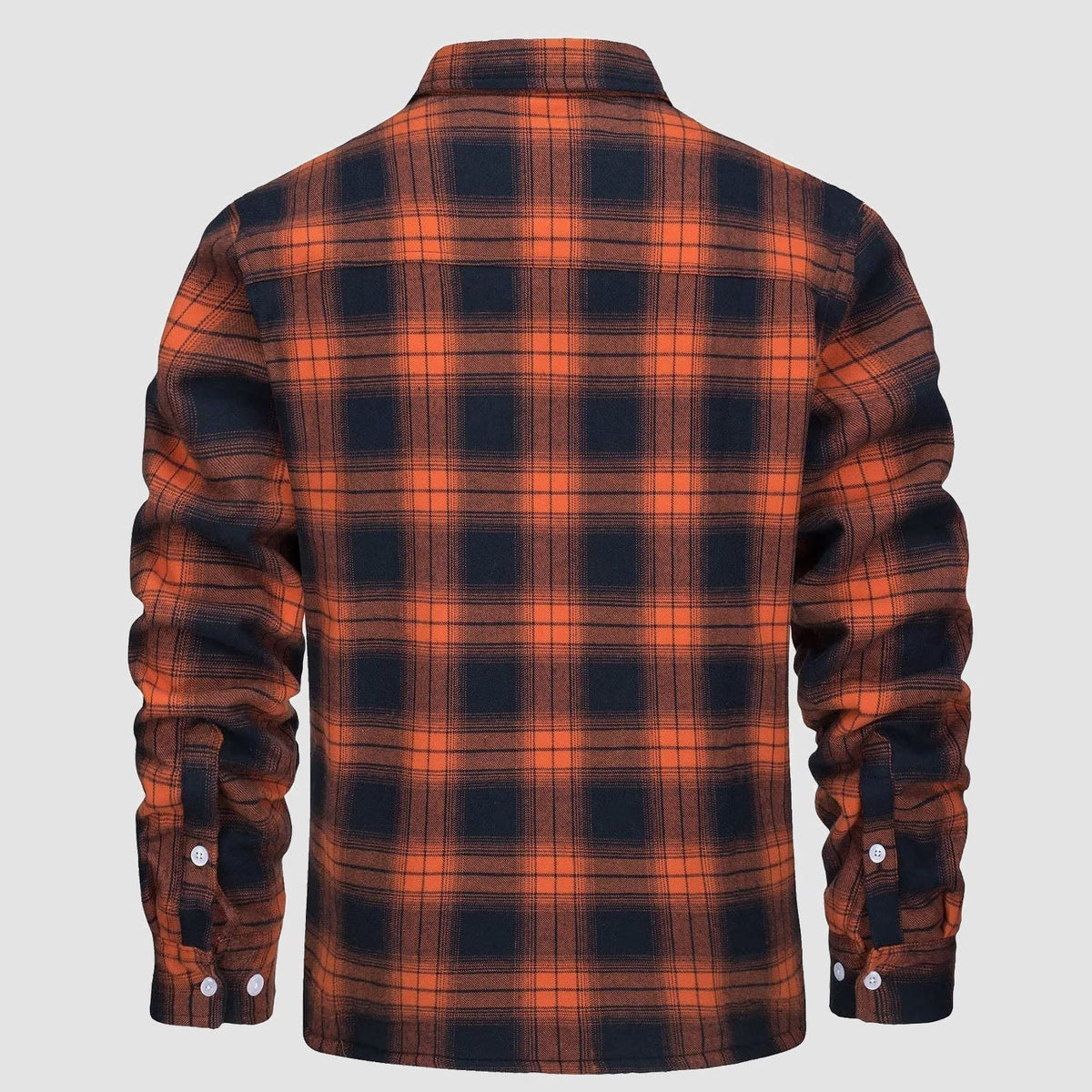 Skjortjacka herr med fickor — ledig overshirt för hösten