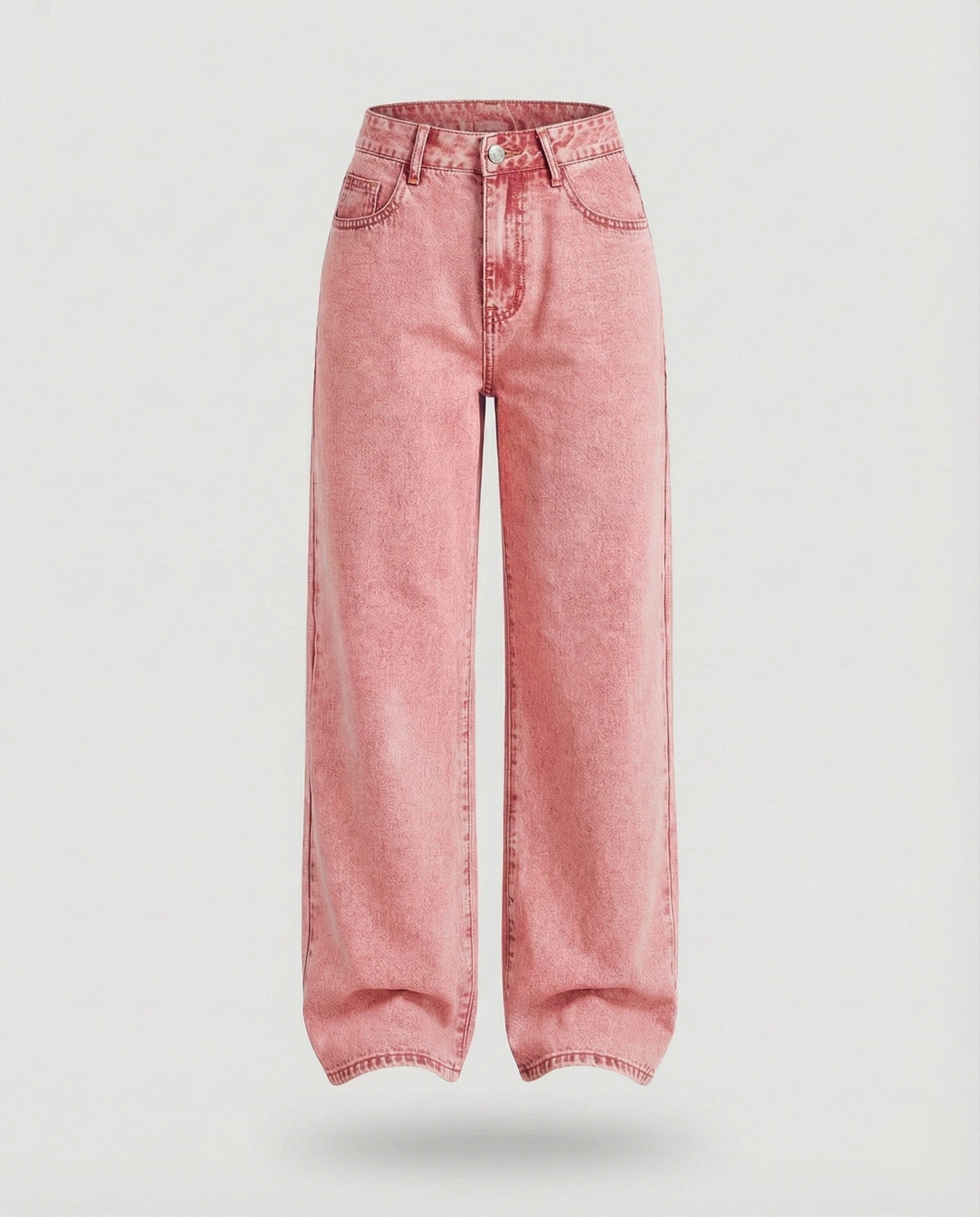 Utsvängda jeans dam — vida vintagejeans med hög midja