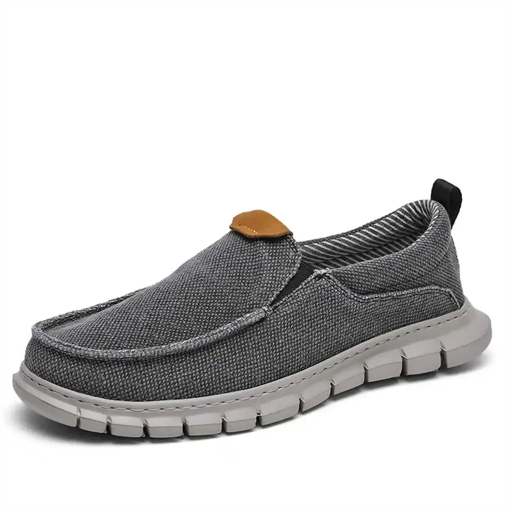 Canvas-loafers herr — lätta och andningsbara sommarskor