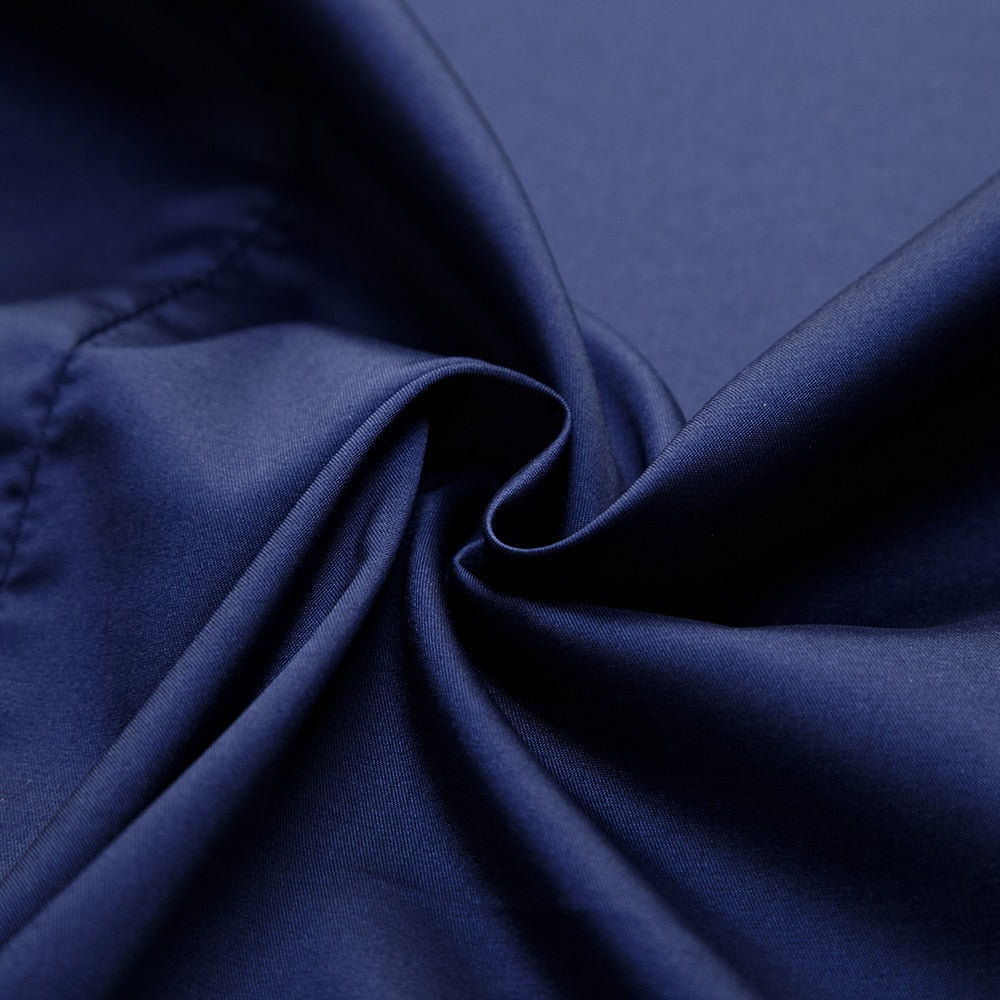 Skjorta herr, slim fit — skrynkelfri i bomullsmix med bambufiber