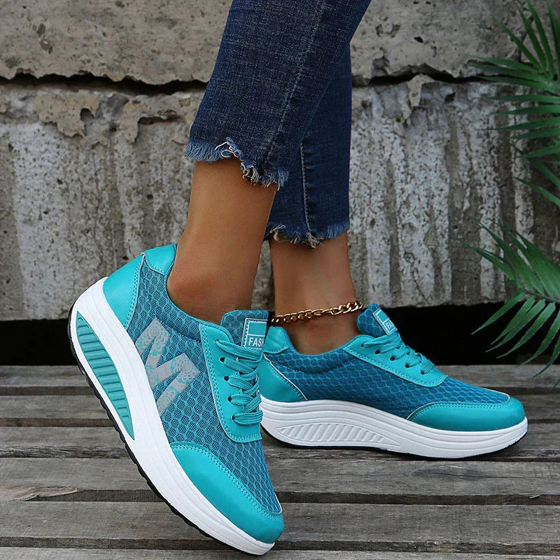 Sneakers dam, ortopediska — korrigerande promenadsko med dämpning