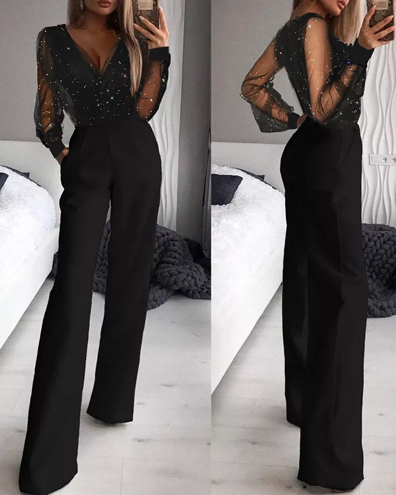 Jumpsuit dam, ledig — enfärgad overall i regular fit