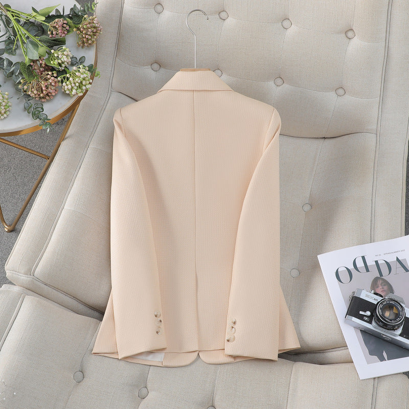 Blazer dam, figursydd — elegant kavaj med fickor