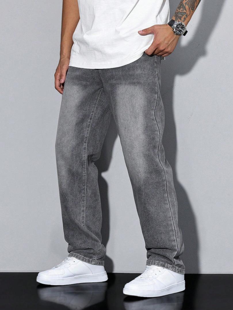 Jeans herr — rak passform i klassisk denim