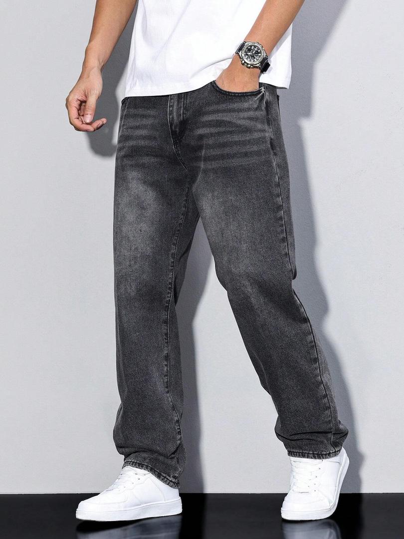 Jeans herr — rak passform i klassisk denim