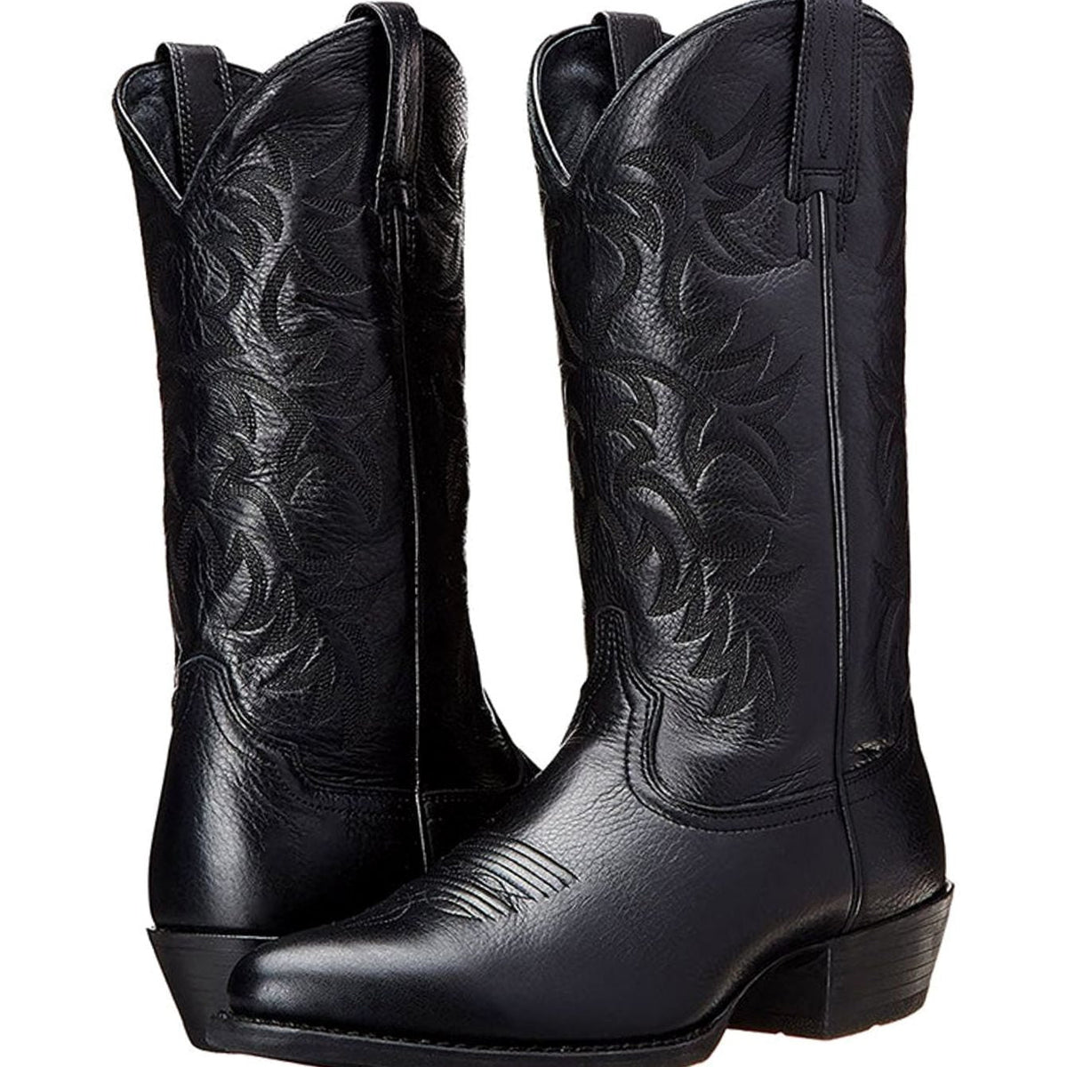 Cowboyboots dam — westernstövlar med brodyr och blockklack