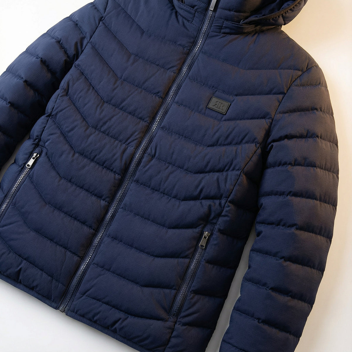 Uppvärmd jacka unisex — puffer med värmezoner och batteri