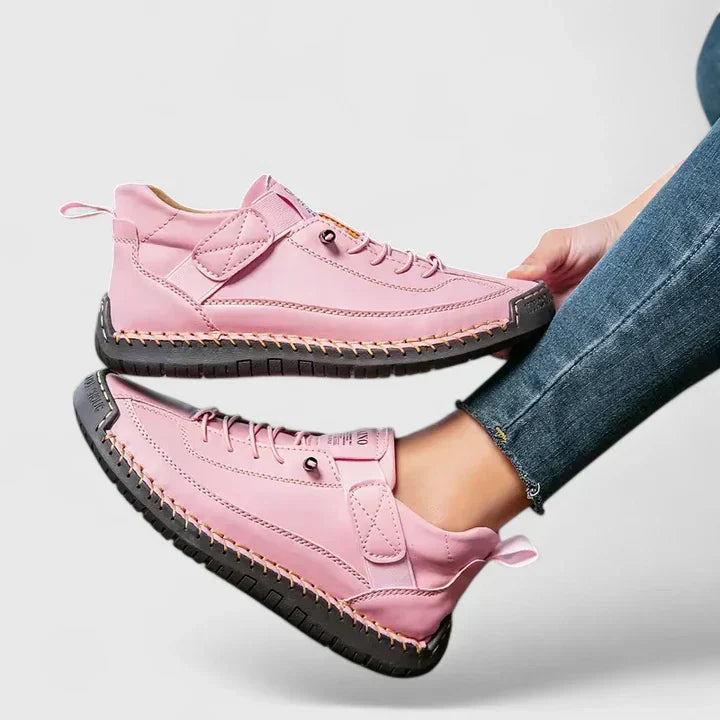 Bekväma komfortsneakers dam — lätta skor med mjuk dämpning