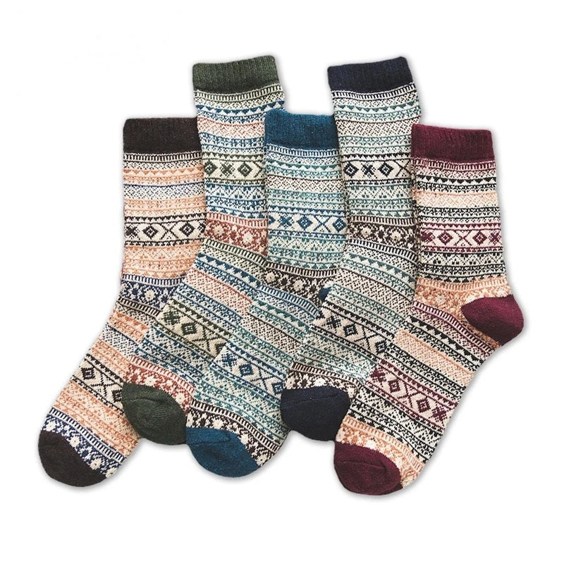 Varma strumpor, 5-pack — mjuka sockor i skandinavisk design