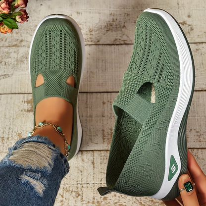 Slip-on skor dam, ortopediska — textil med dämpad innersula