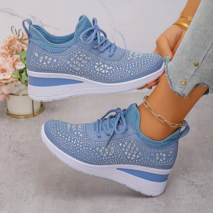 Ultrabekväma komfortsneakers dam — lätta skor med mjuk dämpning