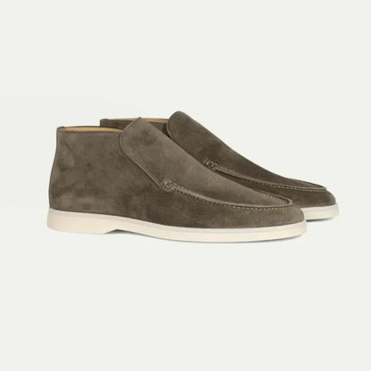 Loafers herr, slip-on — bekväma skor med gummisula