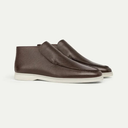 Loafers herr, slip-on — bekväma skor med gummisula