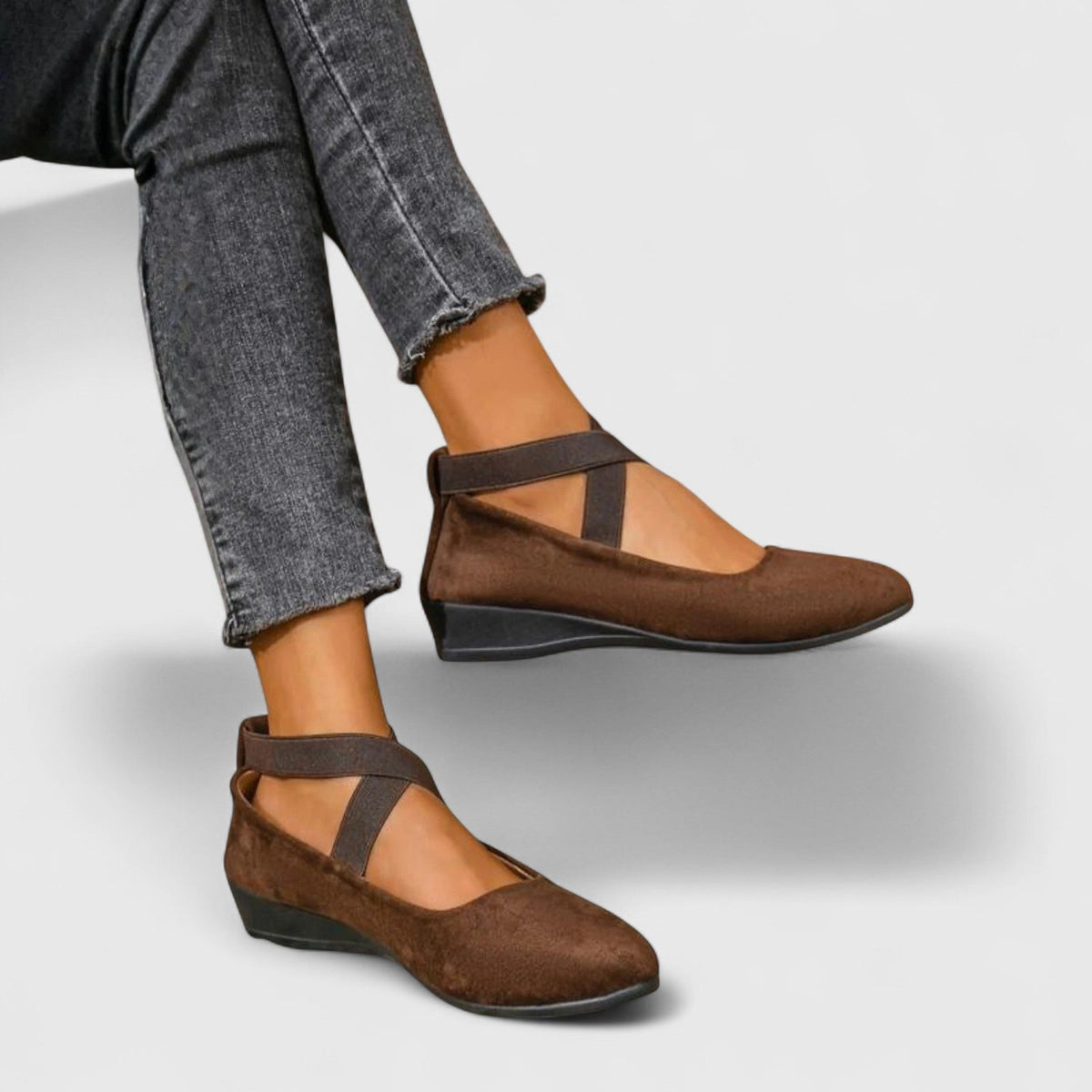 Skor dam — bekväma slip-on vardagsskor