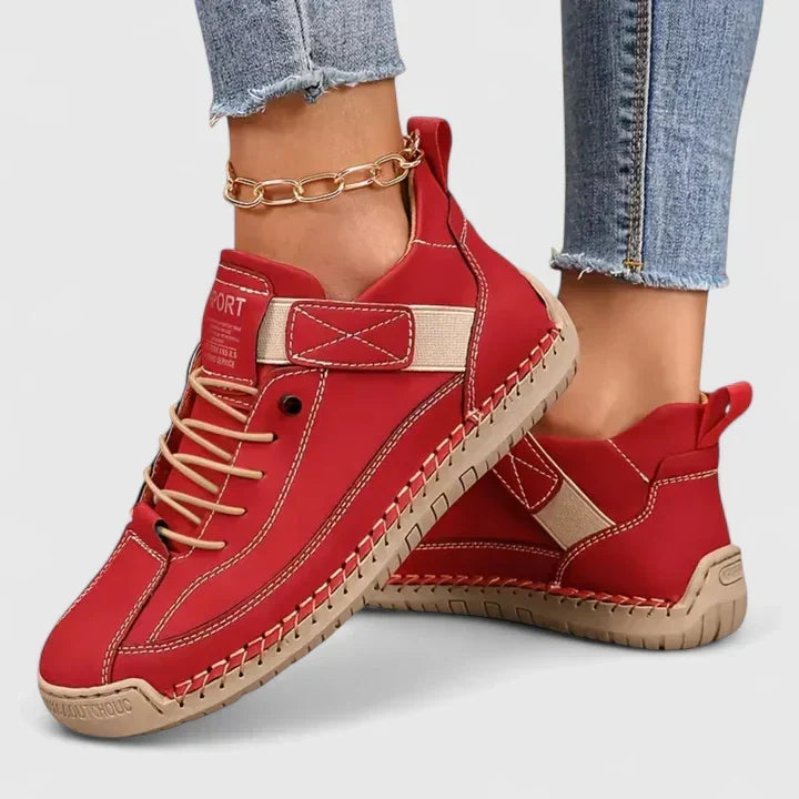 Bekväma komfortsneakers dam — lätta skor med mjuk dämpning
