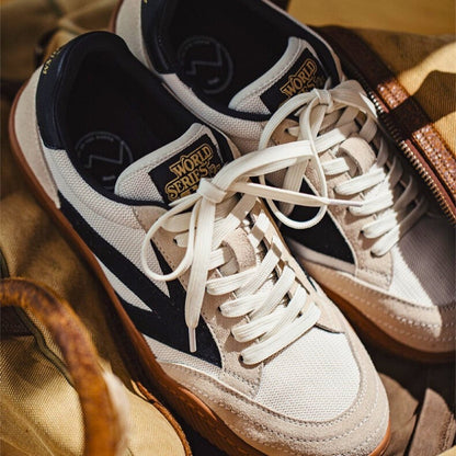 Klassiska sneakers herr — retro sneakers med stötdämpande sula