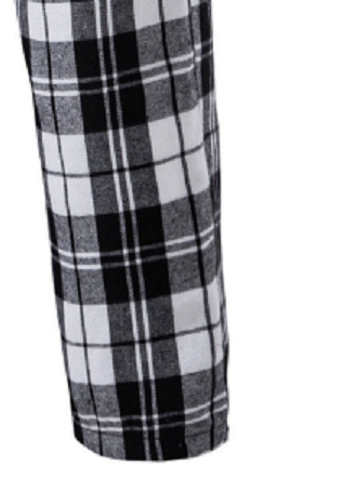 Loungebyxor herr, rutiga — avslappnad passform