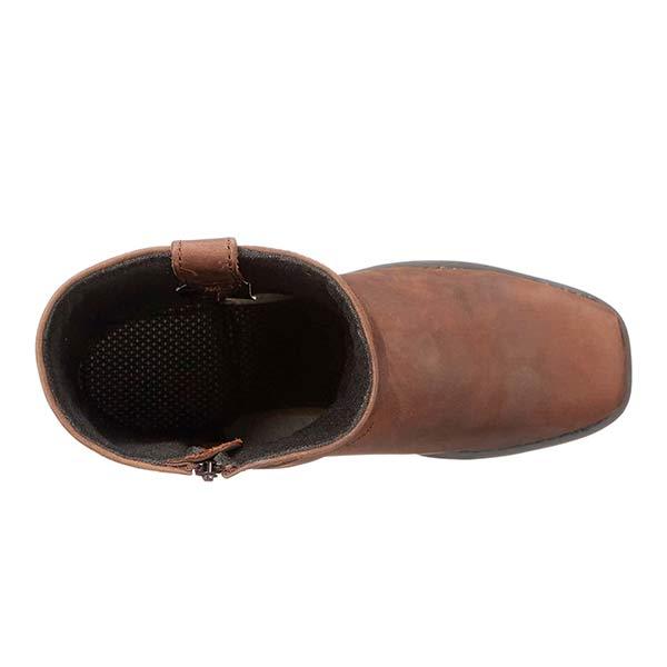 Cowboyboots herr — westernstövlar med sidodragkedja