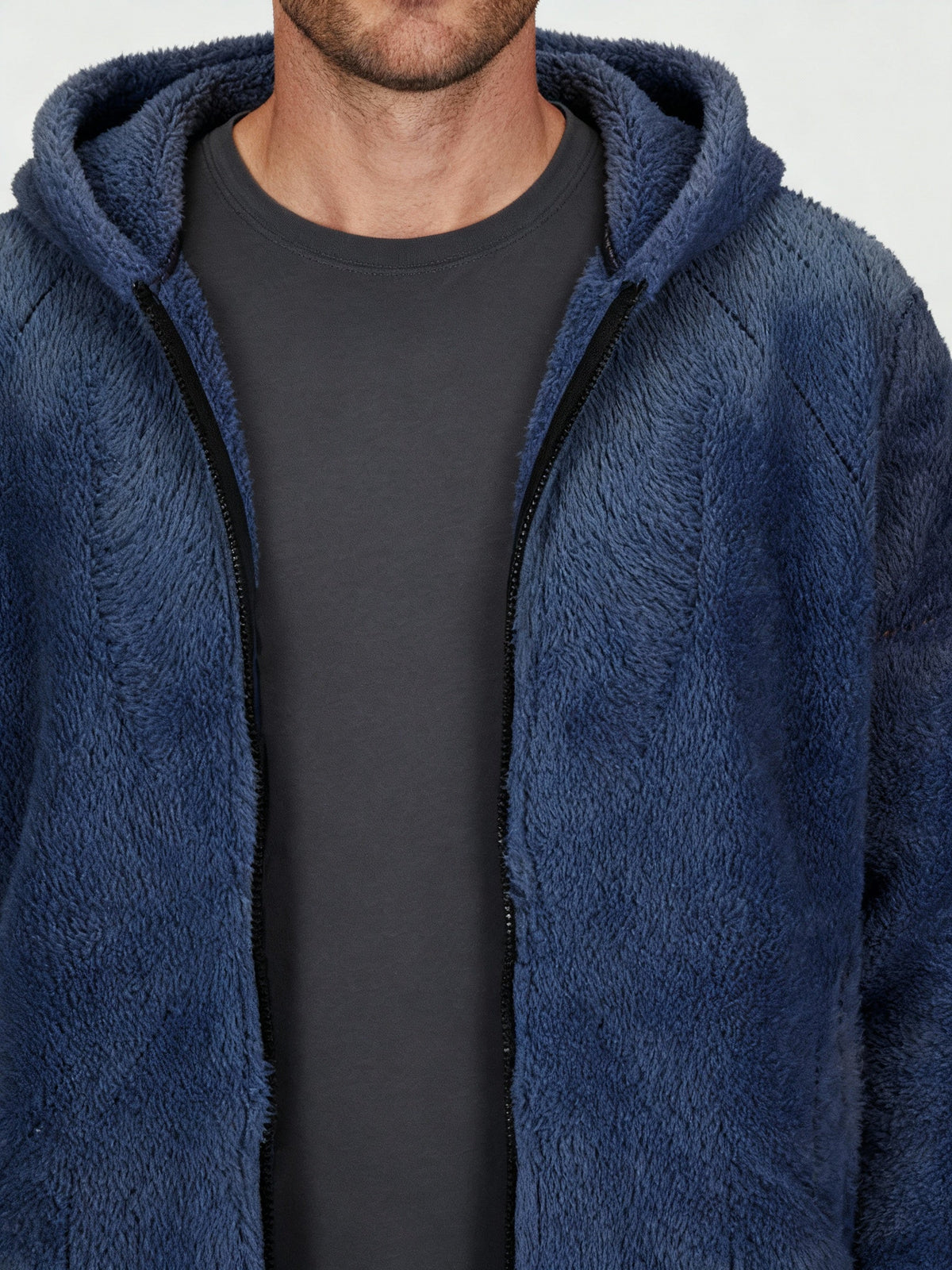 Tjock fleecejacka dam — varm vinterjacka i fleece