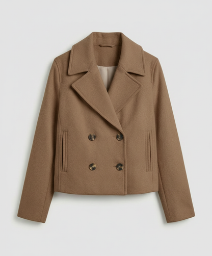 Set dam — blazer och vida byxor, tvådelat kostymset