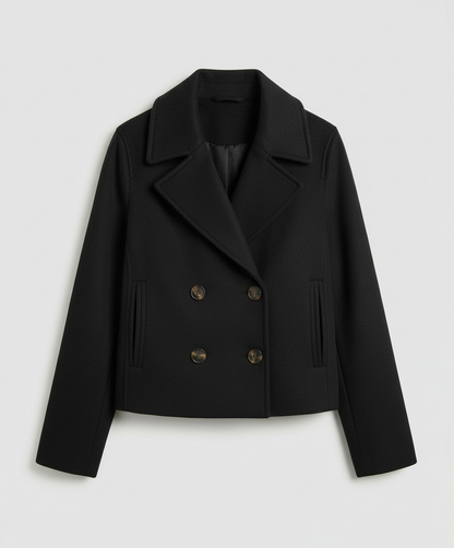 Set dam — blazer och vida byxor, tvådelat kostymset