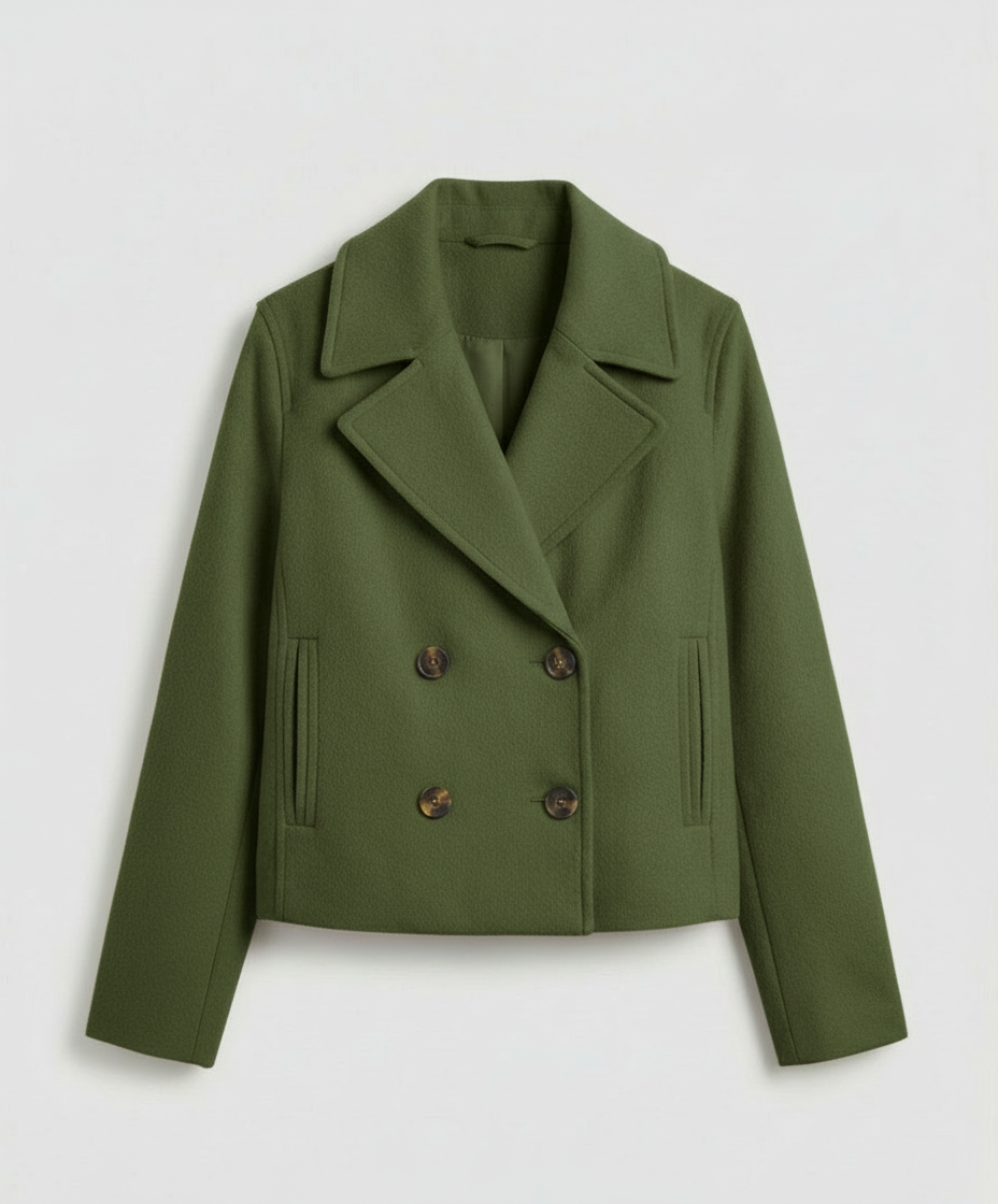 Set dam — blazer och vida byxor, tvådelat kostymset