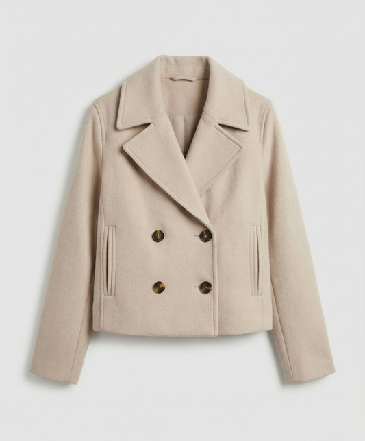 Set dam — blazer och vida byxor, tvådelat kostymset