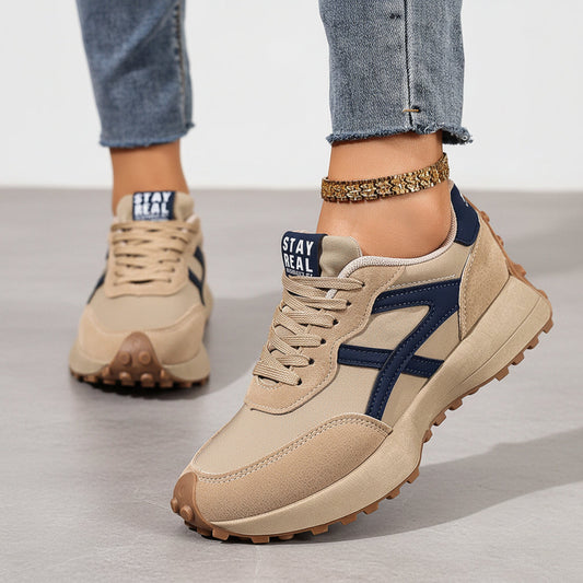 Sneakers dam, lätta — bekväma vardagsskor med dämpad sula