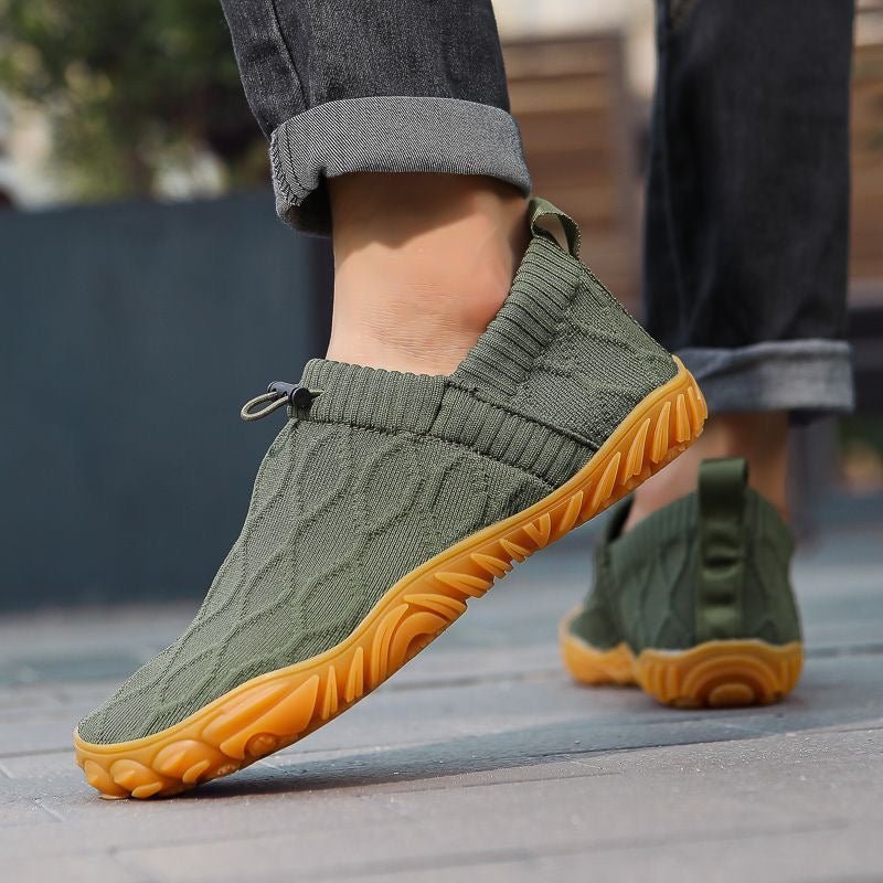 Slip-on skor — barfota med vid passform i mesh
