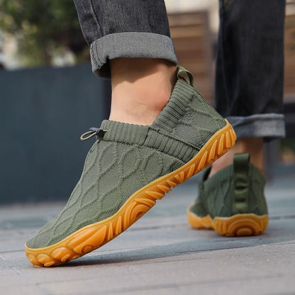 Slip-on skor — barfota med vid passform i mesh