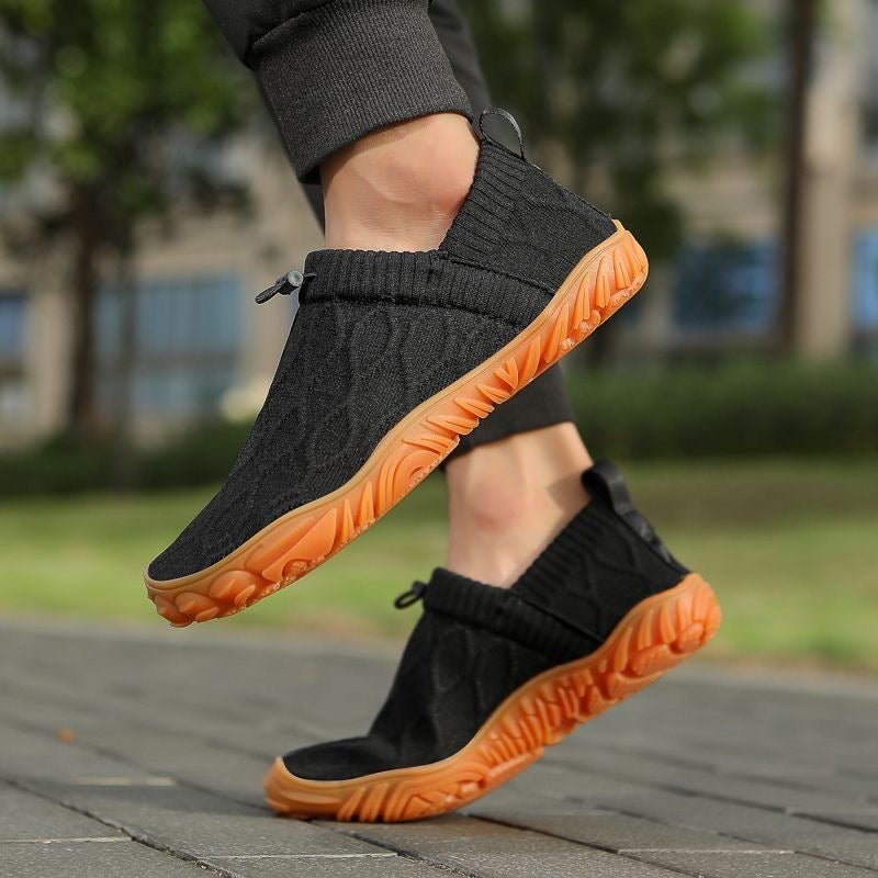 Slip-on skor — barfota med vid passform i mesh