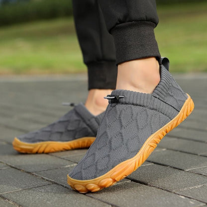Slip-on skor — barfota med vid passform i mesh