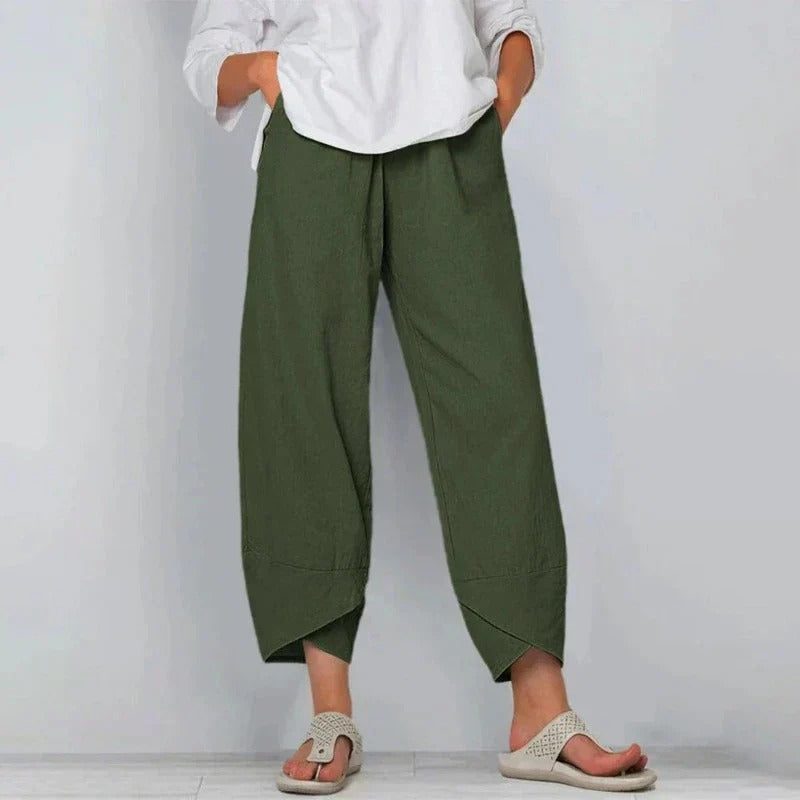 Byxor dam, sommar — lätta och chic med tailored passform