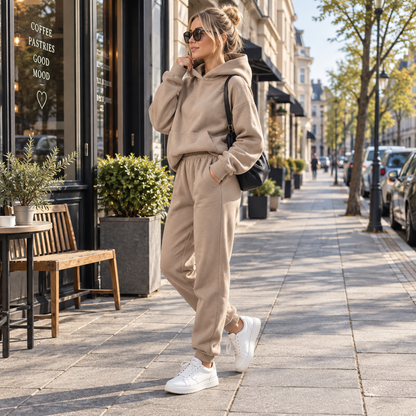 Joggingset dam — tvådelat med jacka och byxor
