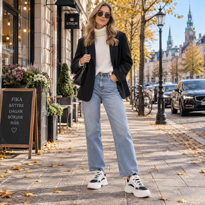 Kilsneakers dam i mesh — luftiga sommarsneakers