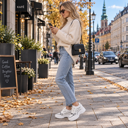 Kilsneakers dam i mesh — luftiga sommarsneakers