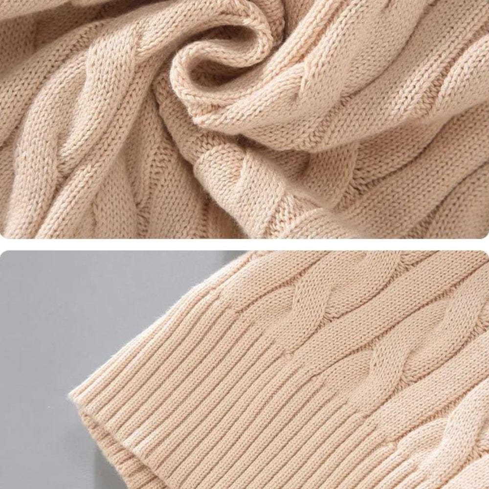Höstpullover herr — mjuk och varm stickad