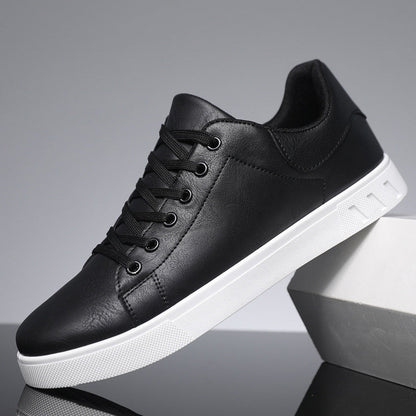 Sneakers herr, veganska — textil med dämpad innersula och slitstark gummisåla