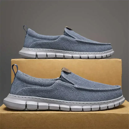 Canvas-loafers herr — lätta och andningsbara sommarskor