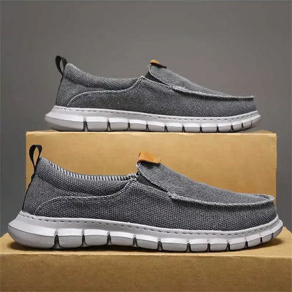 Canvas-loafers herr — lätta och andningsbara sommarskor