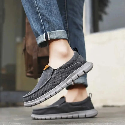 Canvas-loafers herr — lätta och andningsbara sommarskor