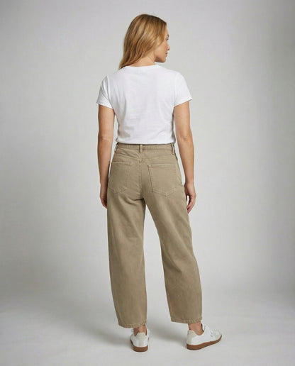 Wide leg-jeans dam — bekväma jeans med vida ben
