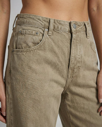 Wide leg-jeans dam — bekväma jeans med vida ben