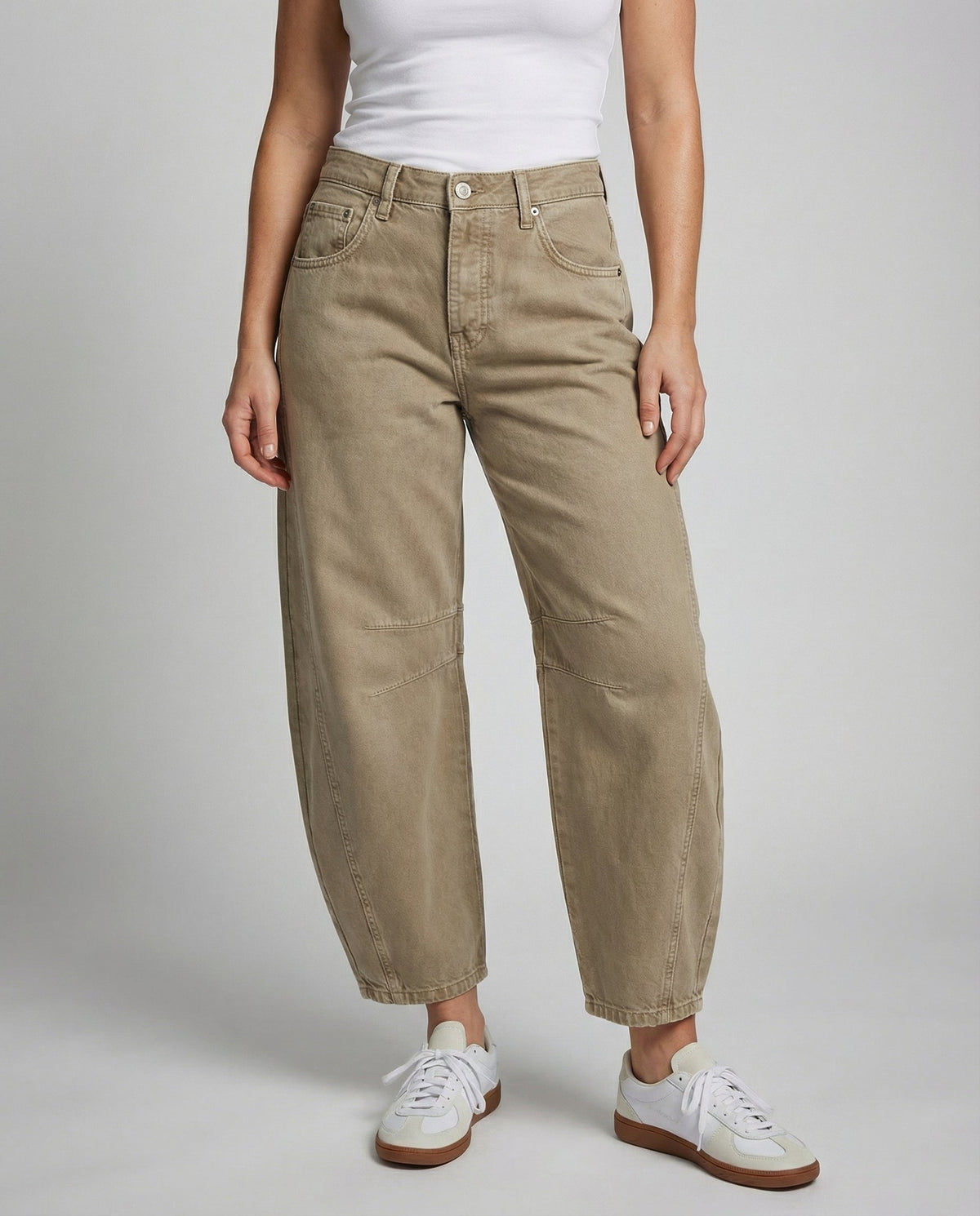 Wide leg-jeans dam — bekväma jeans med vida ben