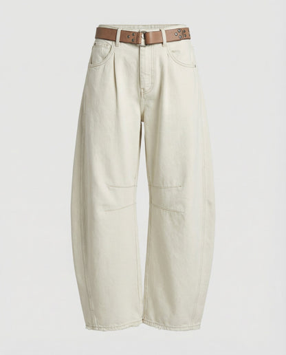 Wide leg-jeans dam — bekväma jeans med vida ben